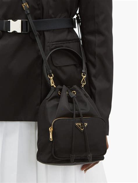 large prada dust bag|prada nylon bucket bags.